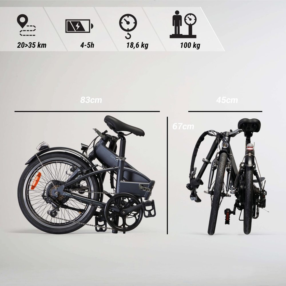 Vélo électrique pliant Btwin TILT 500 E 25km/h - Image 3